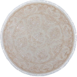 Индийский ковёр из шерсти - KING OF AGRA - 290 x 290 (RAJ14_R_NO67-CRE-CRE14854(Round))
