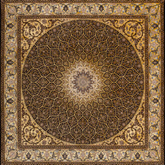 Иранский ковёр из шерсти - ISFAHAN IR - 250 x 255 (ISFIR_IR_14-306-IR)