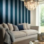 Обои Arte — VELVET — Midnight Blue 18115 (коллекция Flamant Les Rayures — Stripes)