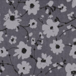 Обои Arte - METAL VELVET FLOWER AND LIN - Noir de Lune 18002 (коллекция Flamant Suite III - Velvet)