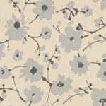 Обои Arte - METAL VELVET FLOWER AND LIN - Bone 18005 (коллекция Flamant Suite III - Velvet)