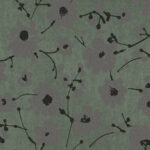 Обои Arte - METAL VELVET FLOWER AND LIN - Bottle Green 18009 (коллекция Flamant Suite III - Velvet)