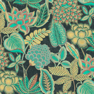 Обои Arte - FIORI ANTICHI - Emerald 49561 (коллекция Gitane)
