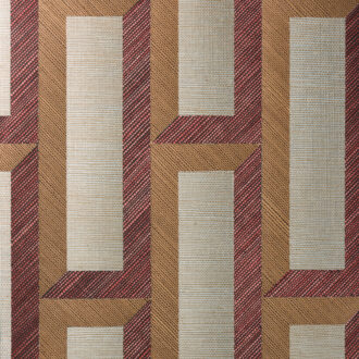 Обои Arte - BISEAU - Copper Red 72722 (коллекция Marqueterie)