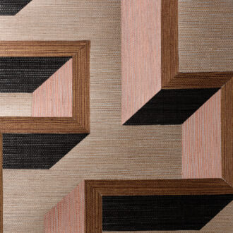 Обои Arte - DETOUR - Copper Pink 72702 (коллекция Marqueterie)