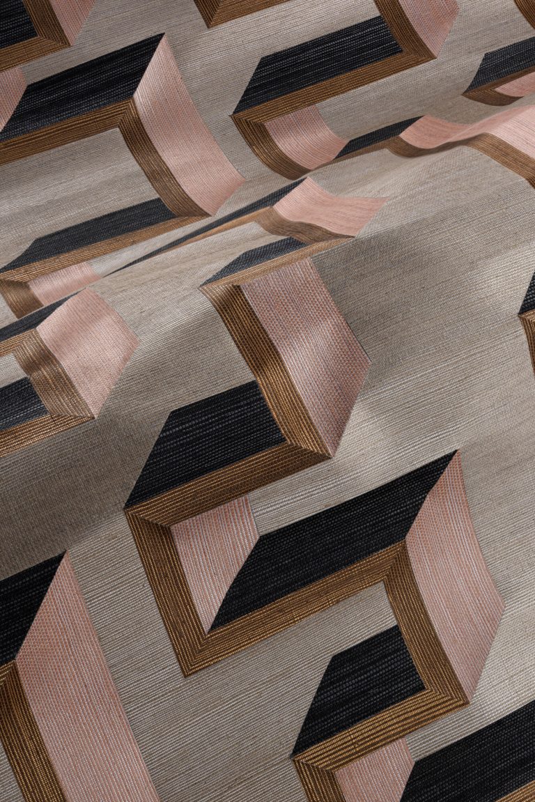 Обои Arte — DETOUR — Copper Pink 72702 (коллекция Marqueterie)