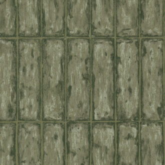 Обои Arte - CHALK STONE - Moss Green 60120 (коллекция Metal X Patina)