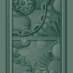 Обои Arte - GREENHOUSE GATHERING WINDOW - Forest Green MO5052 (коллекция Moooi Wallcovering Green House)