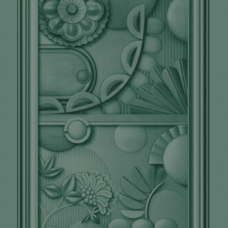 Обои Arte - GREENHOUSE GATHERING WINDOW - Forest Green MO5052 (коллекция Moooi Wallcovering Green House)