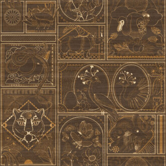 Обои Arte - GOLDEN TIGER - Makore MO4042 (коллекция Moooi Wallcovering Memento Moooi)