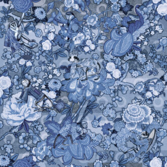 Обои Arte - RENDEZVOUS TOKYO BLUE - Ming Blue MO3012 (коллекция Moooi Wallcovering Tokyo Blue)