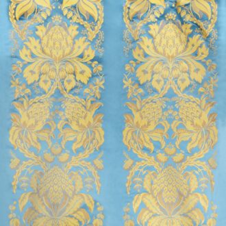 Ткань Tassinari & Chatel - LES ANANAS - BLEU - 1508-01