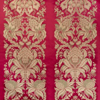 Ткань Tassinari & Chatel - LES ANANAS - CRAMOISI - 1508-02