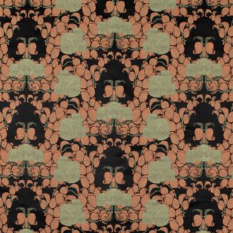 Ткань Tassinari & Chatel - LES ROSES - NOIR - 1580-02