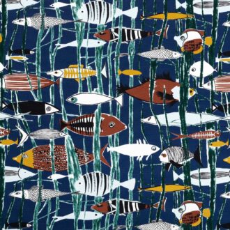 Ткань Lelievre - LAGON - MARINE - 3286-02