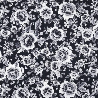 Ткань Jean Paul Gaultier - CHINA TOWN - NOIR - 3413-04