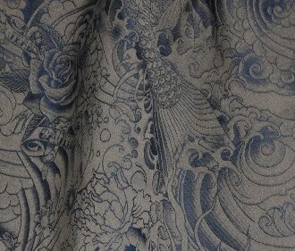 Ткань Jean Paul Gaultier - KOMODO - NUIT - 3433-03