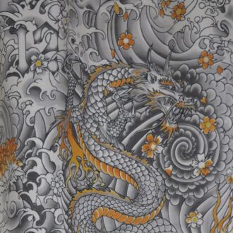 Ткань Jean Paul Gaultier - ROCK - GOLD - 3438-02