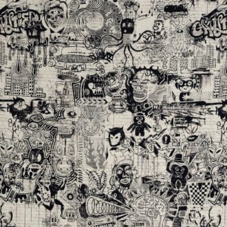 Ткань Jean Paul Gaultier - STREET - GRAPHITE - 3455-01