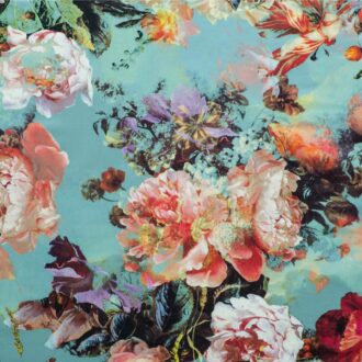 Ткань Jean Paul Gaultier - BOTANIQUE - BLEUET - 3459-01