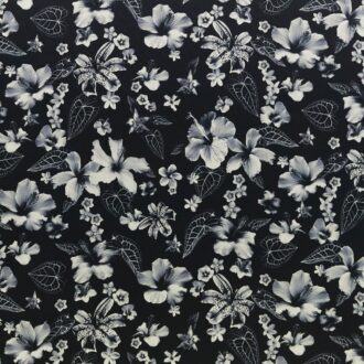 Ткань Jean Paul Gaultier - HONOLULU - NOIR - 3498-01
