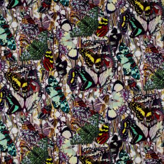 Ткань Jean Paul Gaultier - PAPILLONS - MULTICO - 3613-01