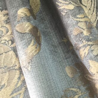 Ткань Quenin - LAMPAS ST SIMON - BLEU - 4006-01