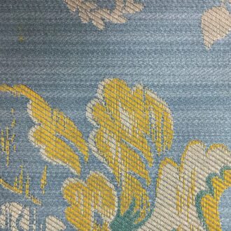 Ткань Quenin - LAMPAS D'AUBIGNE - BLEU - 4007-03