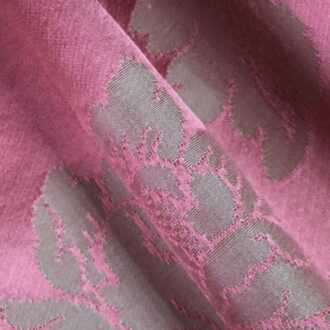 Ткань Quenin - DAMAS ALICANTE - FRAISE/BIS - 4019-01