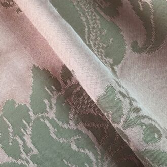 Ткань Quenin - DAMAS ALICANTE - ROSE/OLIVE - 4019-14