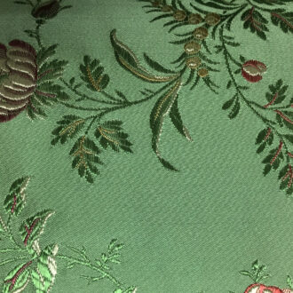 Ткань Quenin - LAMPAS ALBATROS - AMANDE - 4020-05