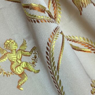 Ткань Quenin - LAMPAS SUCHET - CREME - 4026-03