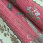 Ткань Quenin - LAMPAS SANARY - ROUGE - 4029-01