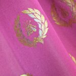 Ткань Quenin - LAMPAS AIGLON - ROUGE - 4035-01