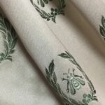 Ткань Quenin - LAMPAS AIGLON - CREME - 4035-07