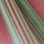 Ткань Quenin - IMBERLINE CHEVRONS - CREVETTE - 4183-01