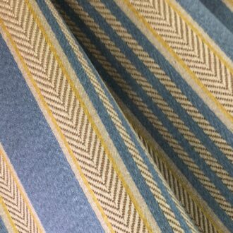 Ткань Quenin - IMBERLINE CHEVRONS - BLEU - 4183-03