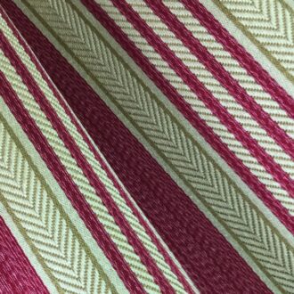 Ткань Quenin - IMBERLINE CHEVRONS - ROUGE - 4183-06