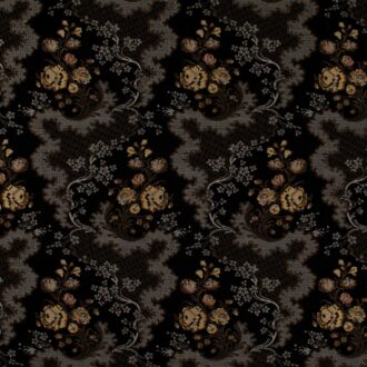 Ткань Quenin - MELODIE - NOIR - 4285-01