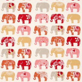 Ткань - Clarke and Clarke - ELEPHANTS - SPICE - F0794/02