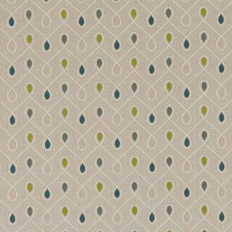 Ткань - Clarke and Clarke - HEALEY - TEAL/ACACIA - F0936/06