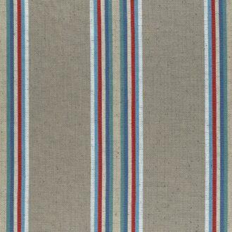 Ткань - Clarke and Clarke - IMANI - INDIGO/RED - F0955/03