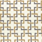 Ткань - Clarke and Clarke - SEKAI - CHARCOAL/CINNAMON - F0960/01