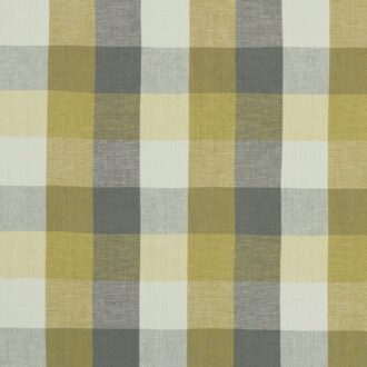 Ткань - Clarke and Clarke - AUSTIN CHECK - CITRON/NATURAL - F1042/02