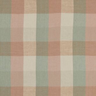 Ткань - Clarke and Clarke - AUSTIN CHECK - MINERAL/BLUSH - F1042/06