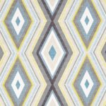 Ткань - Clarke and Clarke - TERRAZZO - CHARCOAL/CHARTREUSE - F1067/01