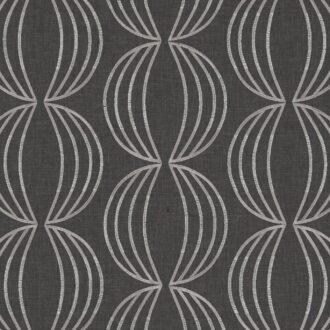 Ткань - Clarke and Clarke - CARRAWAY - CHARCOAL - F1070/02