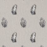 Ткань - Clarke and Clarke - PLUMIS - CHARCOAL/LINEN - F1082/02