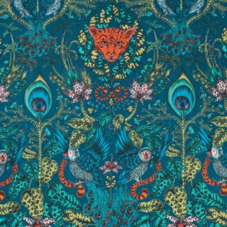 Ткань - Clarke and Clarke - AMAZON - NAVY - F1107/03