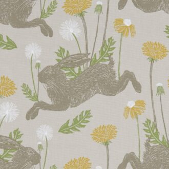 Ткань - Clarke and Clarke - MARCH HARE - HARE LINEN - F1190/01